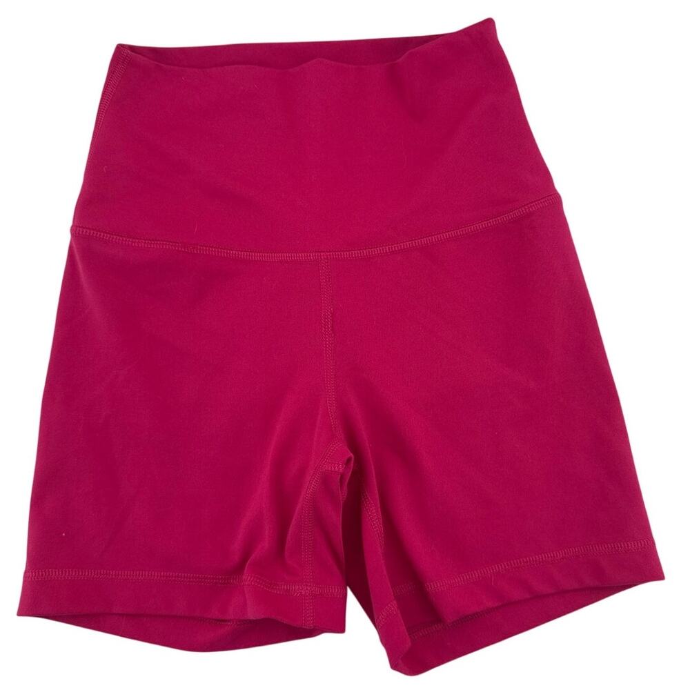 Yogalicious Lux Hot Pink Bike Shorts XS